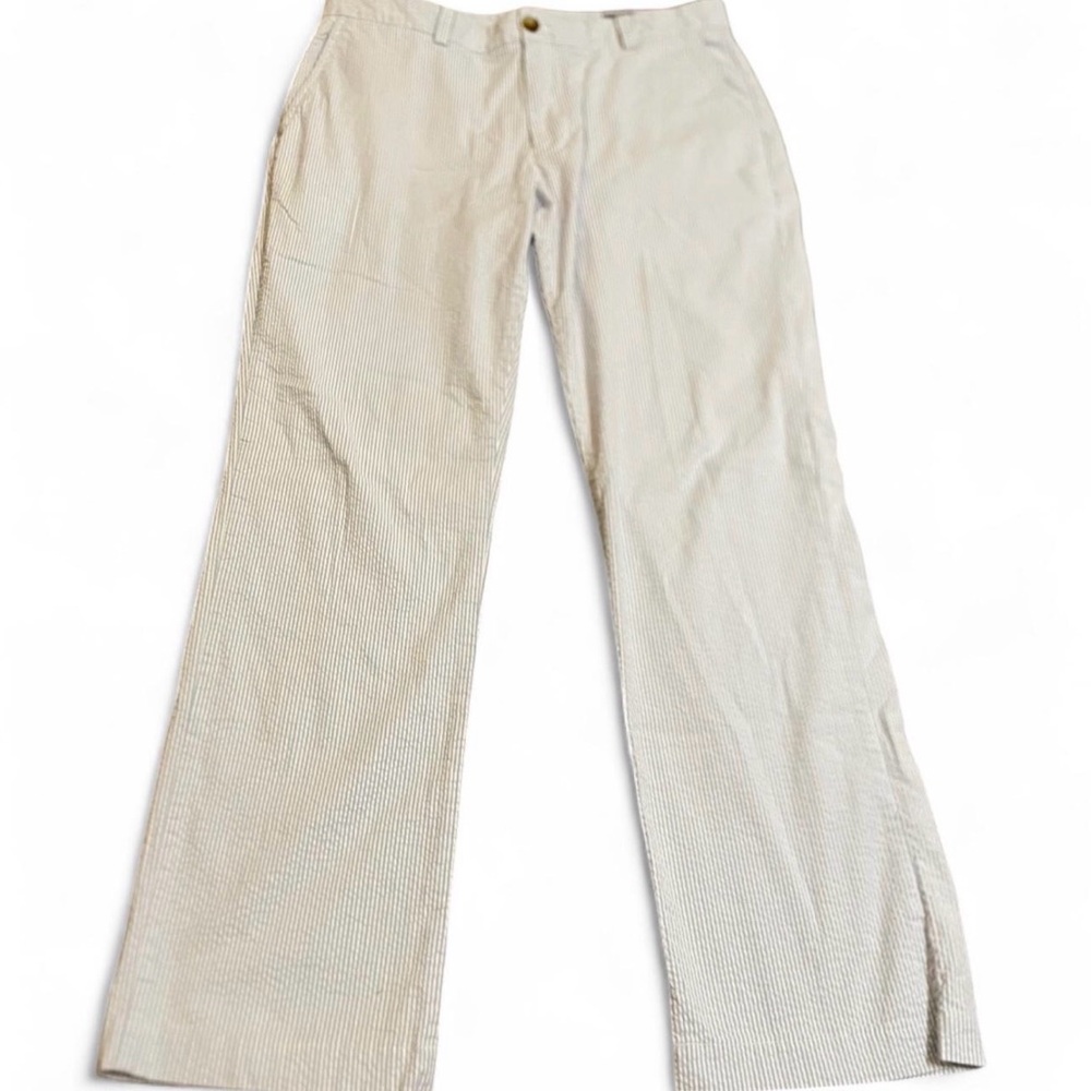 Vineyard Vines Men’s Breaker Pants Light Blue Seersucker Size 32/24